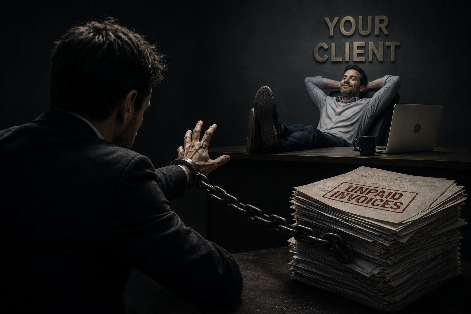 Unpaid invoices are funding your clients.