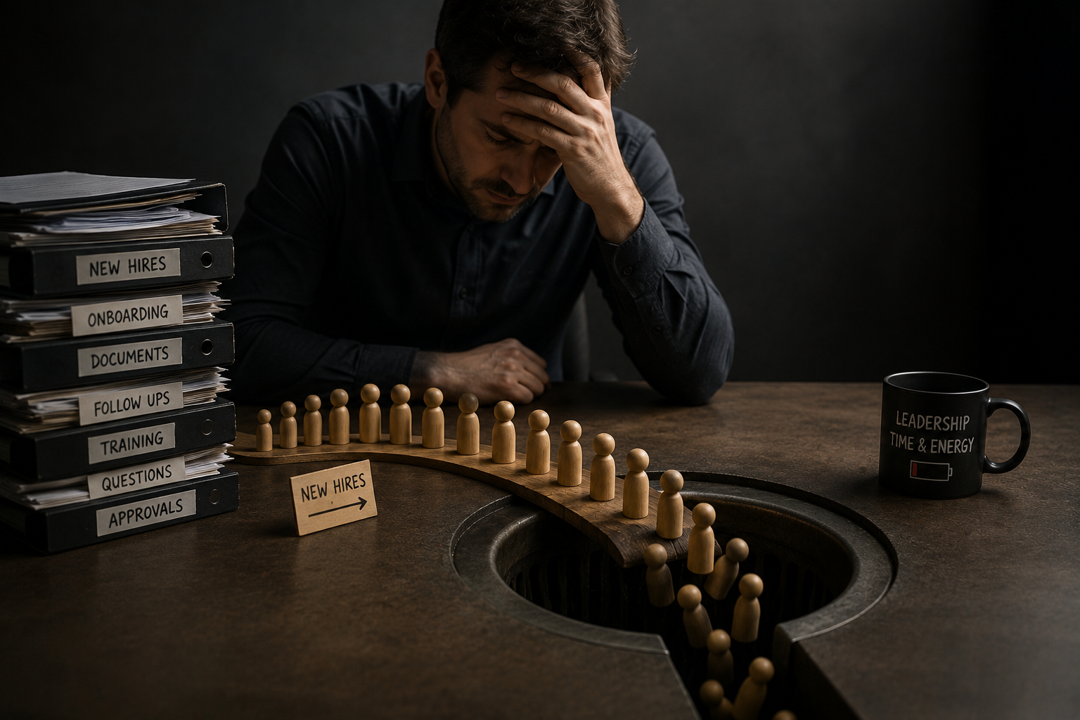 Onboarding is draining your leadership.