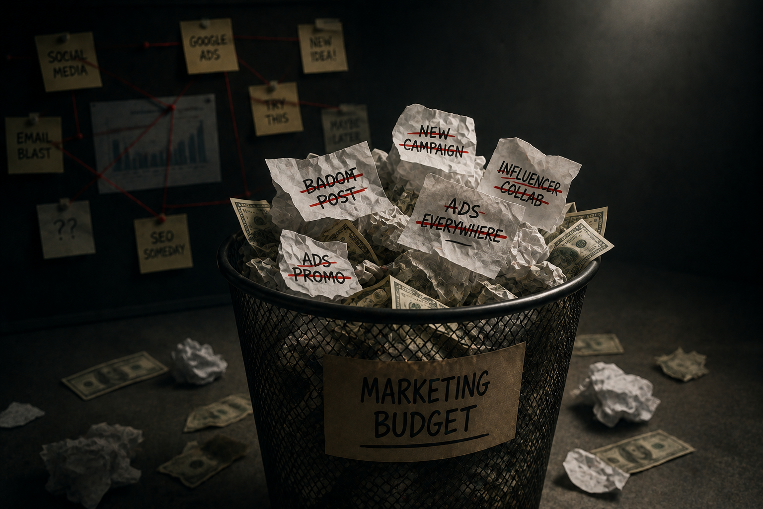 Random acts of marketing are wasting your budget.
